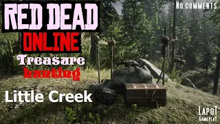 Red Dead Online. Treasure hunting. Little Creek / Карта сокровищ Литтл-крик