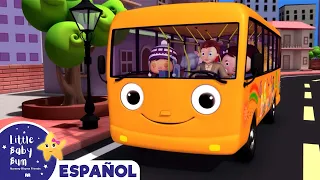 Las Ruedas del Autobús | Canciones Infantiles | Dibujos Animados | Little Baby Bum en Español