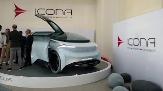 Icona Nucleus Concept Car - Hydrogen Powered & Autonomous - 2018 LA Auto Show, Los Angeles CA