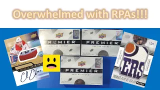 OVERWHELMED with Awesome Autos and Patches! THREE Boxes of 2021-22 Upper Deck Premier