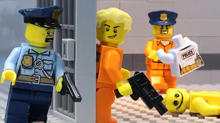 BIG BOSS PRISONER | LEGO Prison Break and Jail Escape | LEGO Land