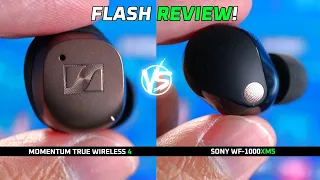 Sennheiser MTW4 vs Sony WF-1000XM5 (Flash Review ⚡️)