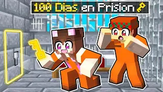 SOBREVIVIMOS 100 DÍAS en una PRISIÓN 😱👮🏻‍♂️🚨| MINECRAFT con SILVIOGAMER