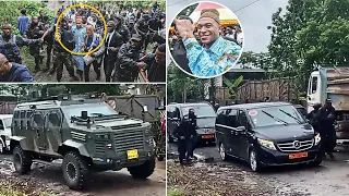 Kylian Mbappe Military Escort in Cameroon