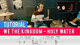 We The Kingdom - Holy Water - [DRUM TUTORIAL]