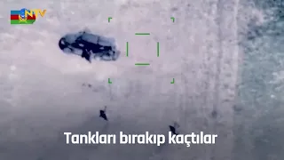 Tankları bırakıp kaçtılar (Azerbaycan ordusu Ermenistan'ın çekildiği üsse girdi)