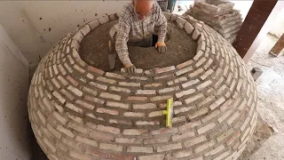 This Is How Real Stone Kiln Work is Made | pizza oven | How is the oven made?