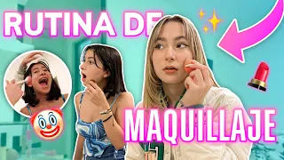 SIGO LA RUTINA DE MAQUILLAJE DE DAFNNE | Hermanas JM