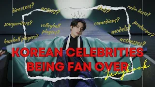 Korean Celebrities Being Fan Over Jungkook