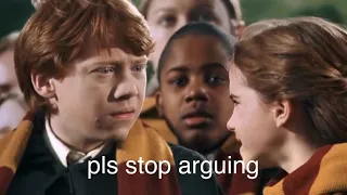 Ron and Hermione Arguing for 2 and a Half Minutes Straight