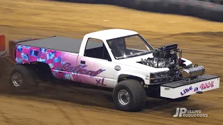TNT Truck Pulling 2024: Super Modified 4wd Trucks pulling at the KY Invitational @ the Ky Horse Park