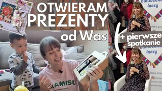 Otwieram PREZENTY od Widzów - co dostałam? + pierwsze spotkanie autorskie  Pierogi z Kimchi❤️