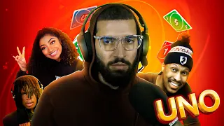 The Ultimate friend crushing card game! | UNO w/ iberleezy, Rico, Krysta