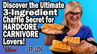 Discover the Ultimate 3-Ingredient Chaffle Secret for HARDCORE CARNIVORE Lovers! #carnivorediet,