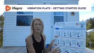 Lifepro Whole Body Vibration Plate Workout Poster