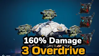 Mace Demeter 3 Overdrive 160% Damage | War Robots Gameplay