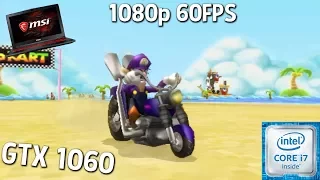 GTX 1060 | i7 7700HQ Dolphin Emulator Mario Kart Wii (1080p60FPS)