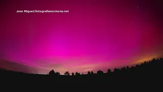 Historic Northern Lights shine across the US