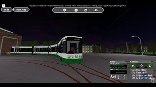 Tram und Bus Simulator Roblox Line 2 von Reutershagen nach Lortzinger-Str   + einem  kleinen Event