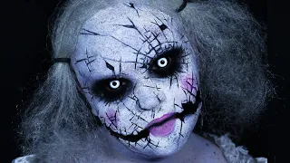 BROKEN DOLL Halloween Makeup Tutorial!