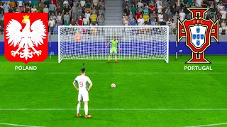 FIFA 23 ! PORTUGAL VS POLAND ! RONALDO VS LEWANDOSKI ! PENALTY SHOOTOUT ! PC GAME NEXT GEN 4K!