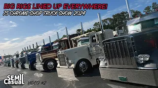 Custom Big Rigs at 75 Chrome Shop 2024