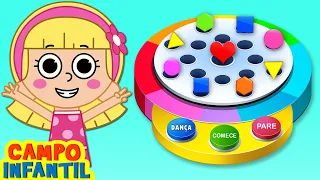 Campo Infantil | Juego de Bolitas Bailarinas Para Aprender Los Colores