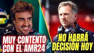 FERNANDO ALONSO IS VERY HAPPY WITH AMR24 | RED BULL WILL NOT MAKE A DECISION ON HORNER TODAY