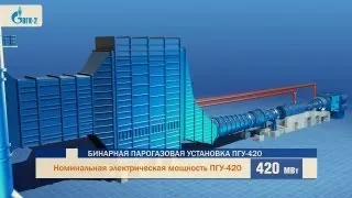 Череповецкая ГРЭС с бинарной парогазовой установкой ПГУ-420