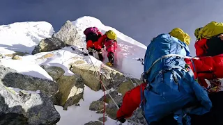 Hillary Steps, at 8800 meters, Mount Everest