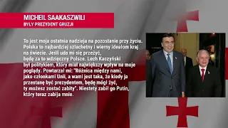 Saakaszwili: Polska to najszlachetniejszy kraj na świecie.