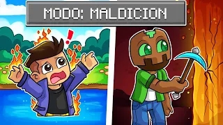 PASO MINECRAFT pero JUGAMOS la DIFICULTAD MALDITA 😱🤣 HARDY y TROLERO