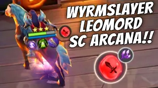 FULL BAR SHIELD !! SC ARCANA WYRMSLAYER LEOMORD !! MAGIC CHESS MOBILE LEGENDS