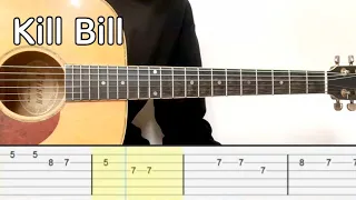 SZA - Kill Bill (Guitar Tutorial Tab)