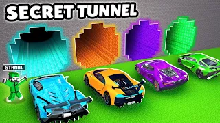 ich finde *GEHEIMEN* AUTO TUNNEL in Minecraft!