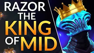 The TRICK to go GOD MODE as MID RAZOR: Pro Midlane Tips to RAMPAGE | Dota 2 Gameplay Guide