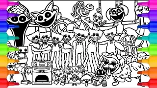 Poppy playtime chapter 3 New coloring page How to color all bosses and monsters from characters