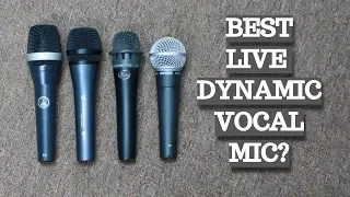 BLIND DYNAMIC MICROPHONE SHOOTOUT: Shure SM58 vs AKG D5 vs Sennheiser e835 vs Blue Encore 100i