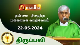 🔴22 May  2024 Holy Mass in Tamil 06:00 PM (Evening Mass) | Madha TV