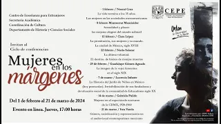 Ciclo de conferencias Mujeres en los margénes