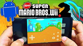 Super Mario Bros Wii Android Gameplay - Dolphin Wii Emulator - Mobile 2022