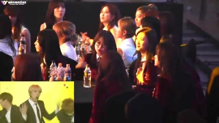 [170119] IOI Reaction to BTS  피 땀 눈물 + FIRE @ Seoul music Awards