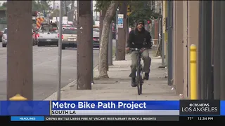 Metro breaks ground on new bike path project in South LA