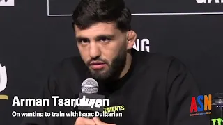 Arman Tsarukyan Wants To Meet And Train With Isaac Dulgarian