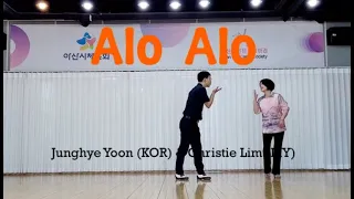 Alo Alo Linedance demo Improver @ARADONG linedance