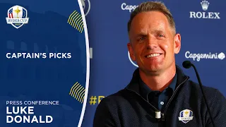 LIVE | European Team Captain's Picks | 2023 Ryder Cup