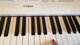 Ave Maria - played live on Yamaha DGX 670. Function "live notes". Tutorial for beginner pianists