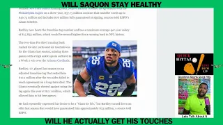 Could Saquon Barkley Play SAVIOR For Eagles Next Season?