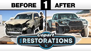 Copart Real Restorations #1 | Widebody Toyota Tacoma Build - Sam Webster