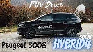 2022 Peugeot 3008 HYbrid4 AWD GT Pack [300HP] - POV Drive | Cars by Vik